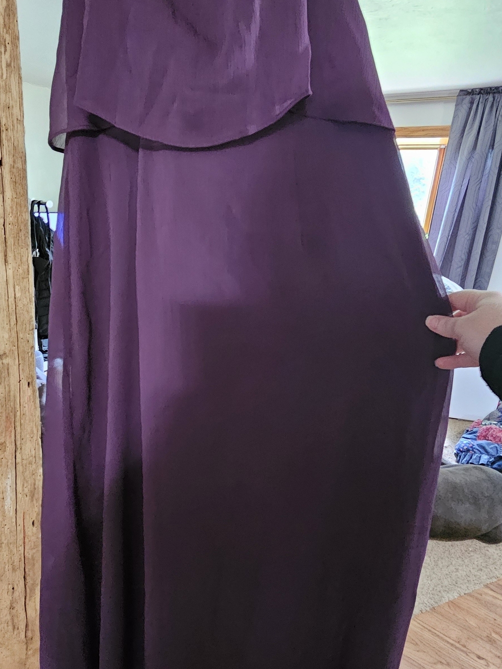Davids Bridal Elegant Purple Dress